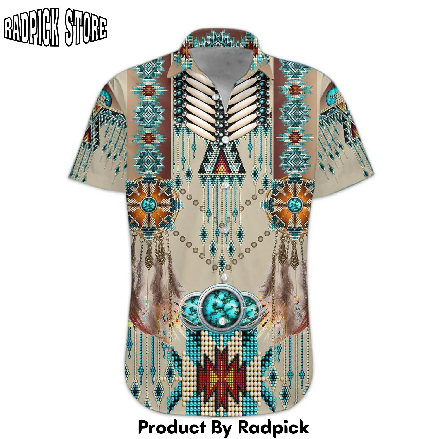 Radpick 3d native american hawaii shirt rp292513